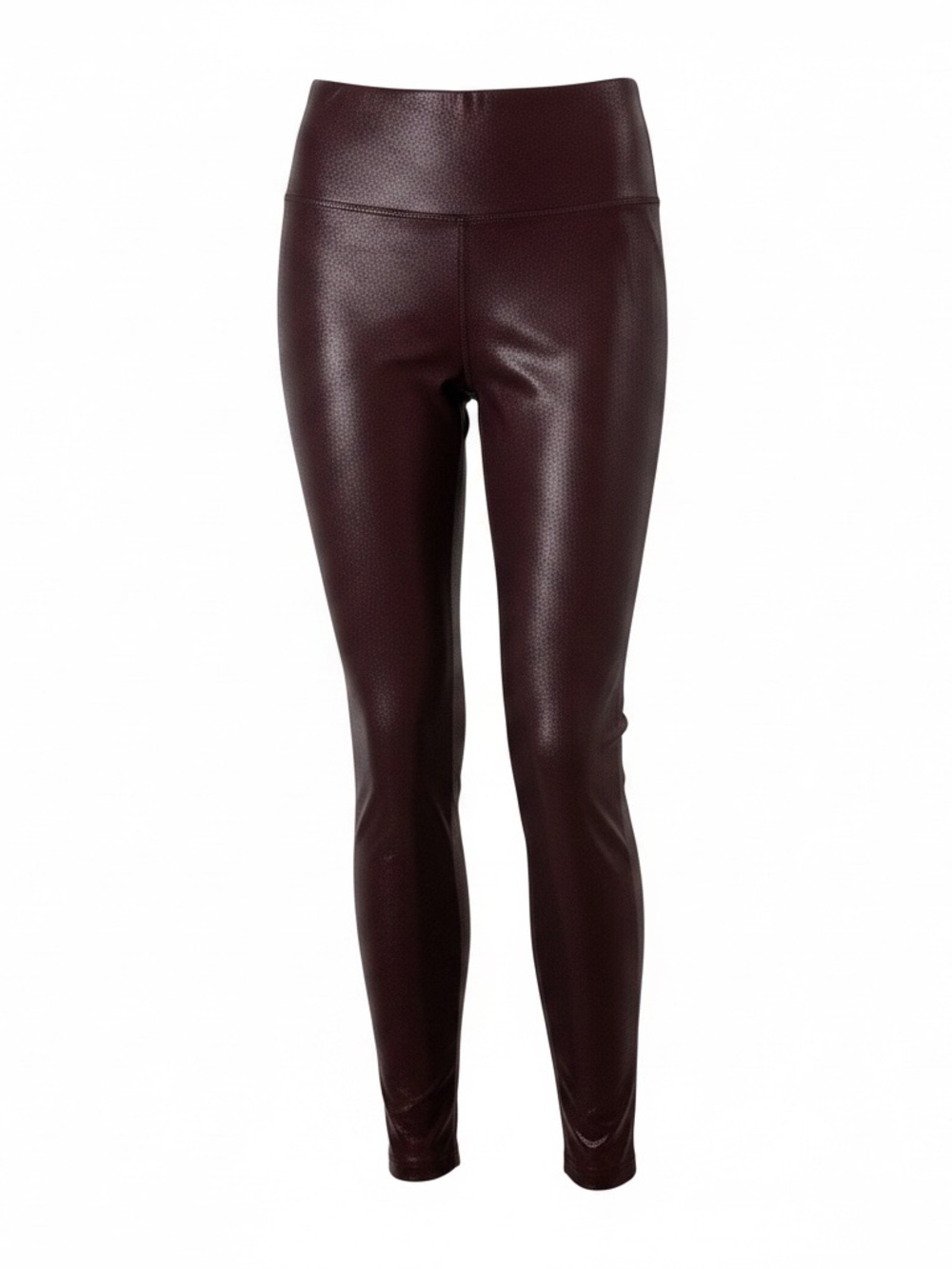 Rufiyo Women’s Size Small Burgundy Shine Athletic Leggings NWT